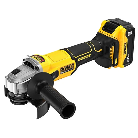 DeWalt DCG407P1 20V MAX* Brushless Cordless 4 1/2 in. Slide-Switch Grinder Kit