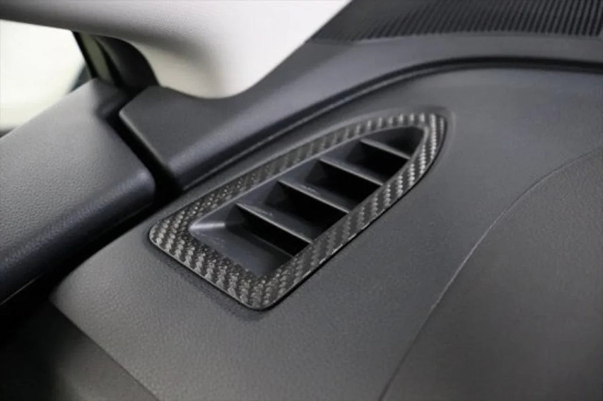 3D Carbon Defroster Vent Trim Overlays - 2022+ WRX