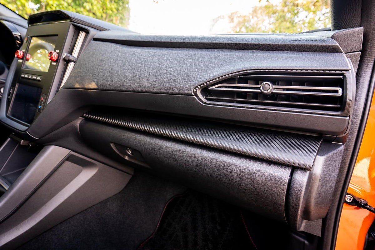 3D Carbon Interior Dash Trim Overlays - 2022+ Subaru WRX