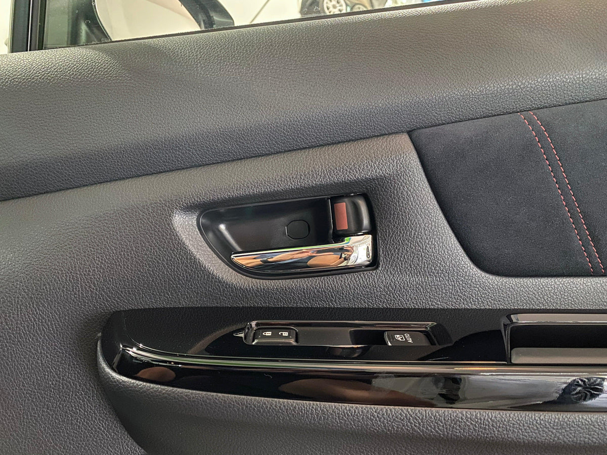 3D Carbon Interior Door Handle Trim Overlays - 2015-2021 WRX / STI