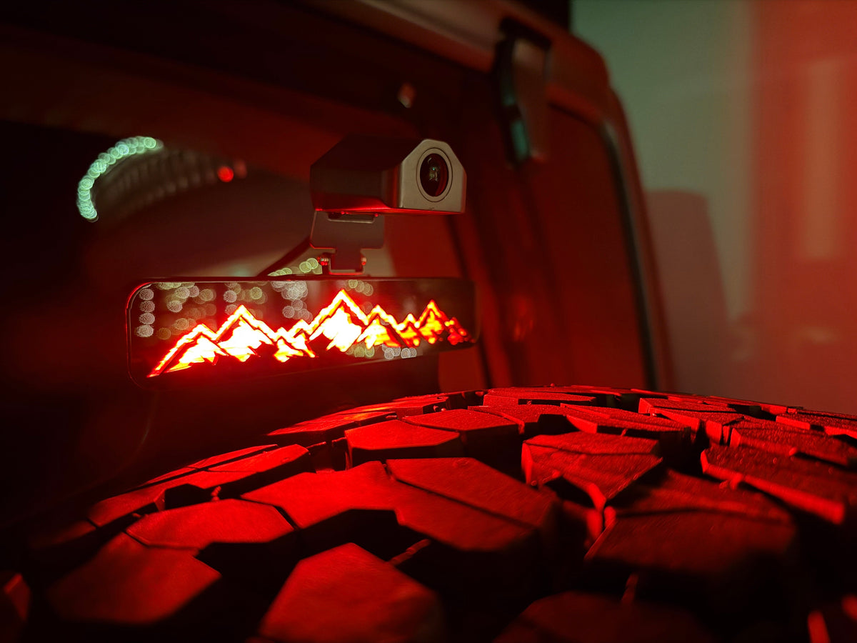 Laser Series Acrylic Third Brake Light Overlay - 2018+ Wrangler JL