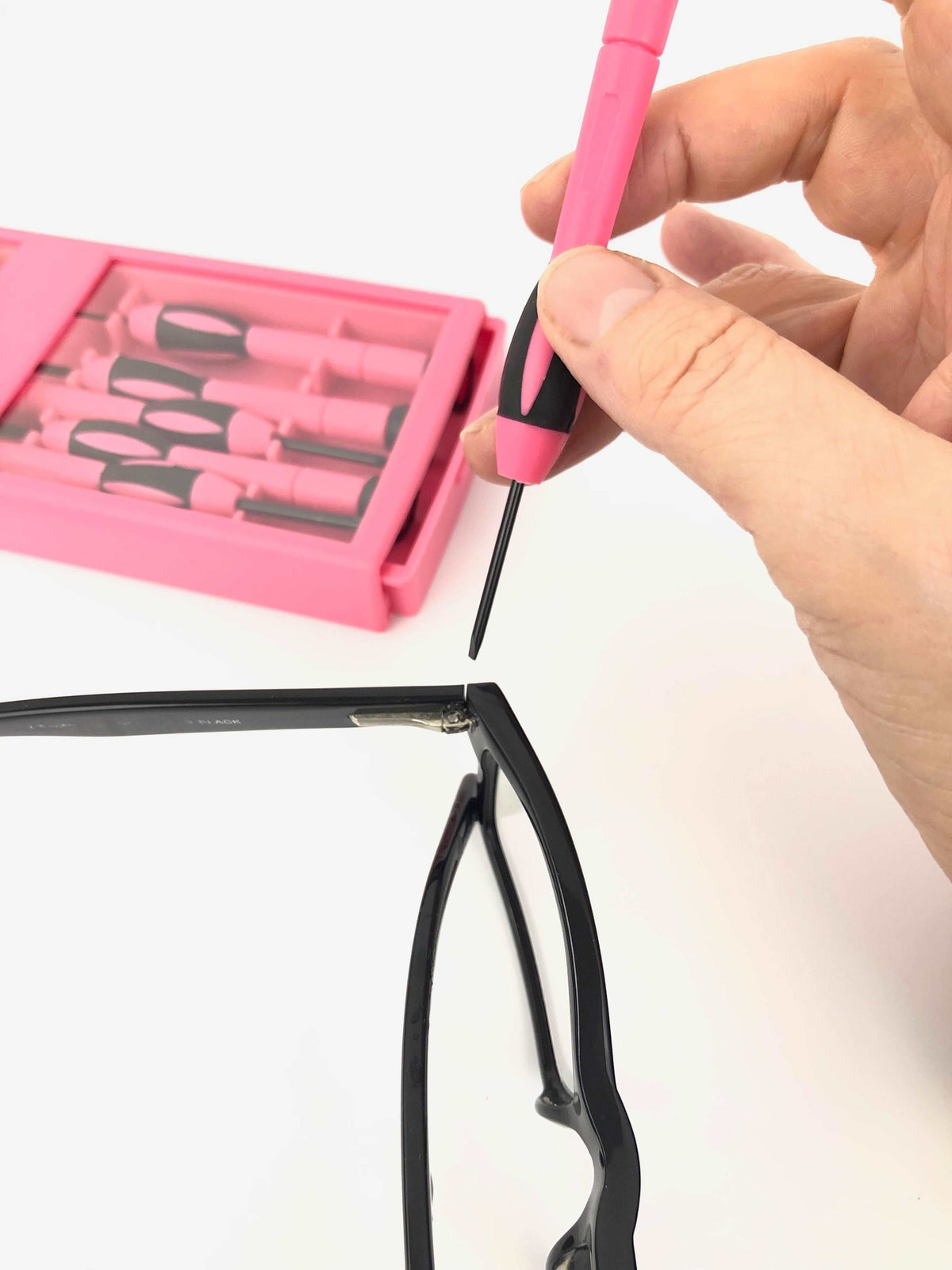 53 Piece Household Tool Kit with Tool Box Pink- DT9773P