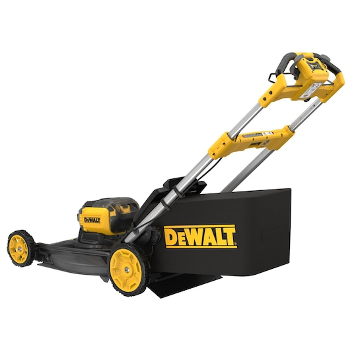 DeWalt DCMWSP700Y2 FLEXVOLT 2x60V MAX 21 in. Cordless Battery Powered Self Propelled Lawn Mower Kit with (2) 4.0 Ah Batteries and Chargers