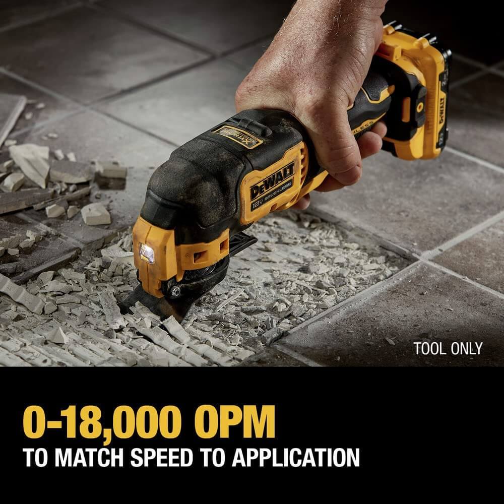 DEWALT DCS353B XTREME™ 12V MAX* Brushless Cordless Oscillating Tool (Tool Only)