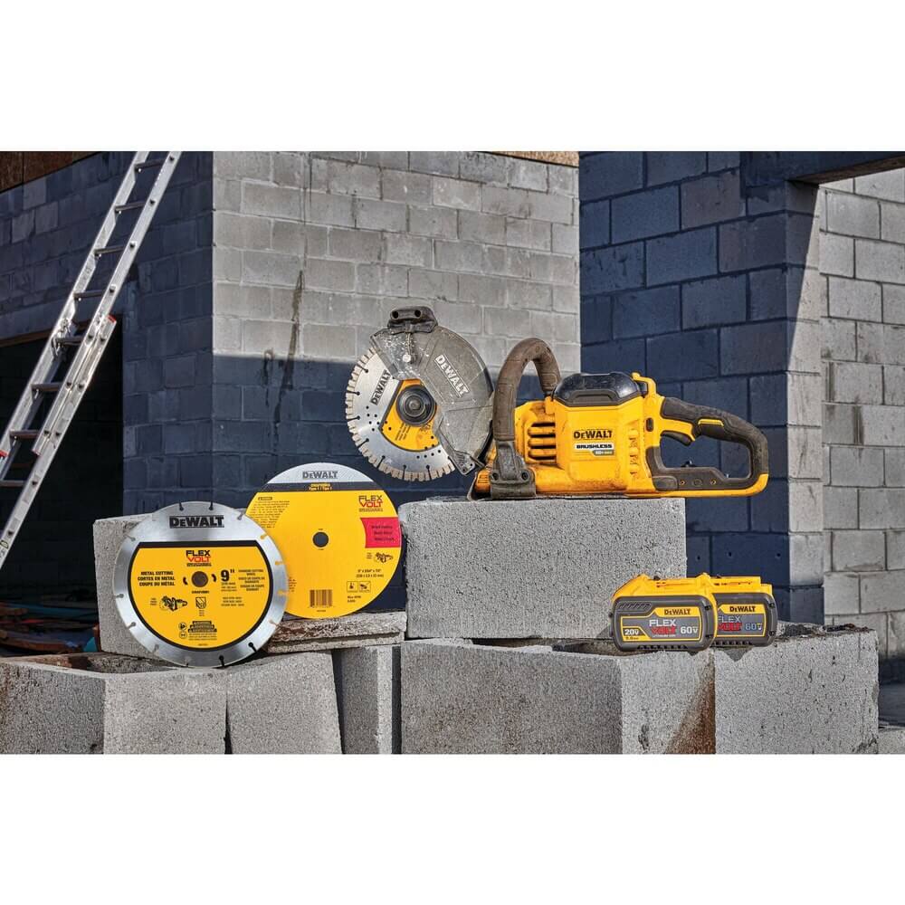 DEWALT DCS690X2 FLEXVOLT® 60V MAX* CORDLESS BRUSHLESS 9 IN. CUT-OFF SAW KIT