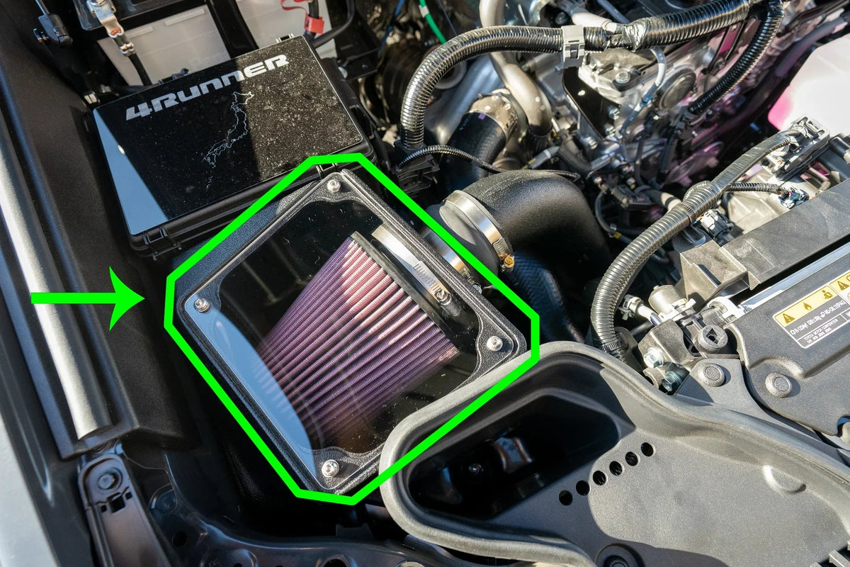 Acrylic Window for K&N 63 Series Air Intake - 2024+ Land Cruiser / Tacoma / 2025+ 4Runner