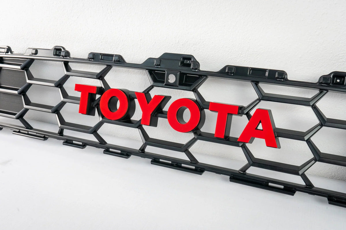 TOYOTA Front Grille Acrylic Emblem Overlays - 2025+ 4Runner TRD Pro / Trailhunter
