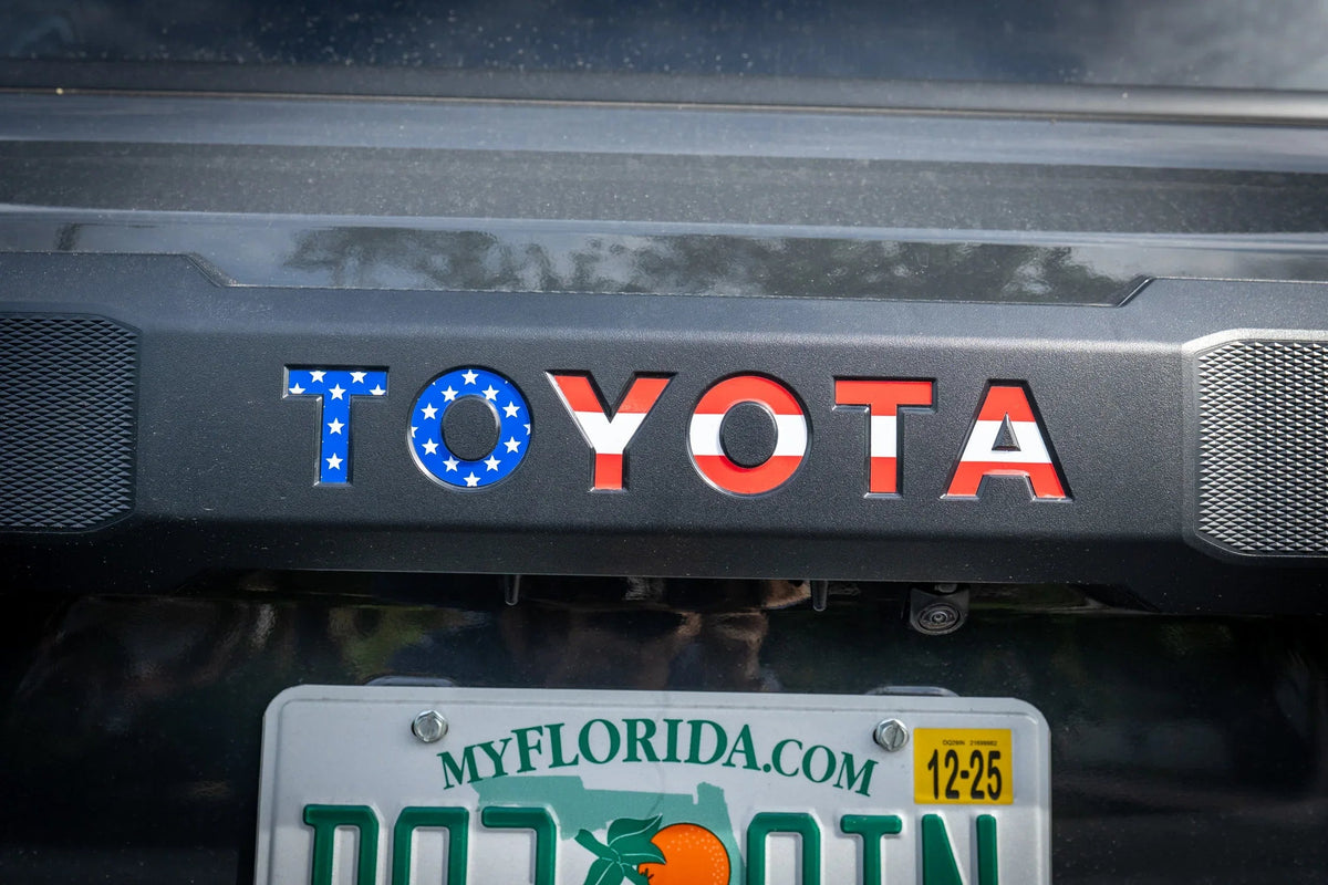 TOYOTA Freedom Series Rear Hatch Liftgate Emblem Inlays - 2025+ 4Runner