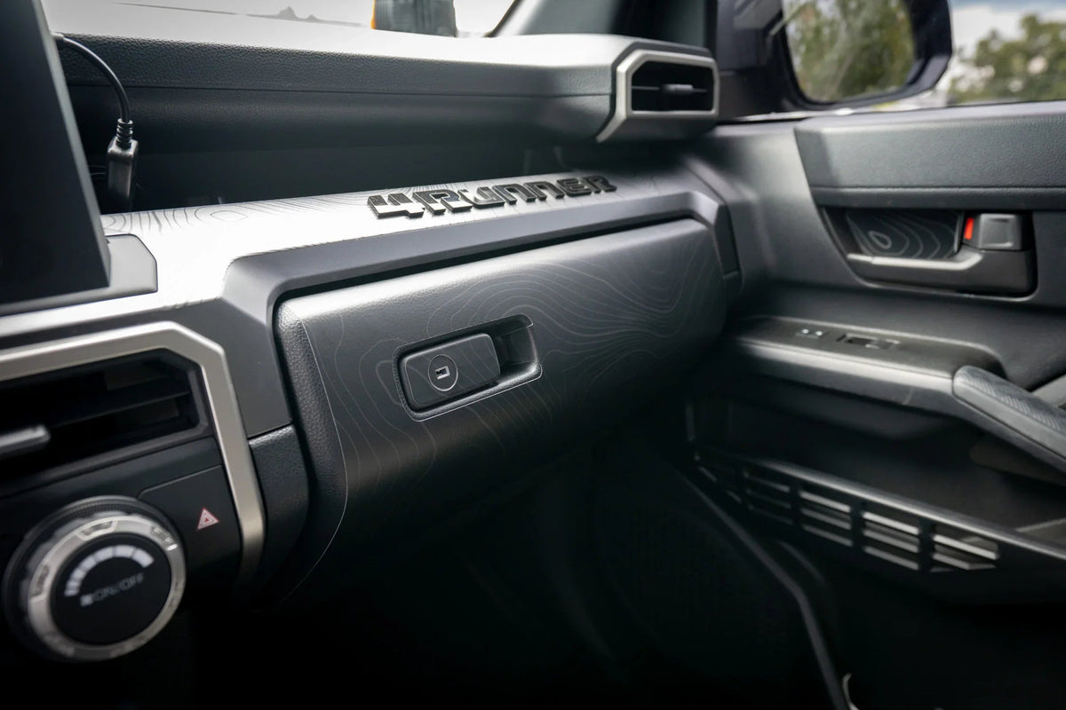 Topographic Glove Box Protection - 2024+ Tacoma / 2025+ 4Runner