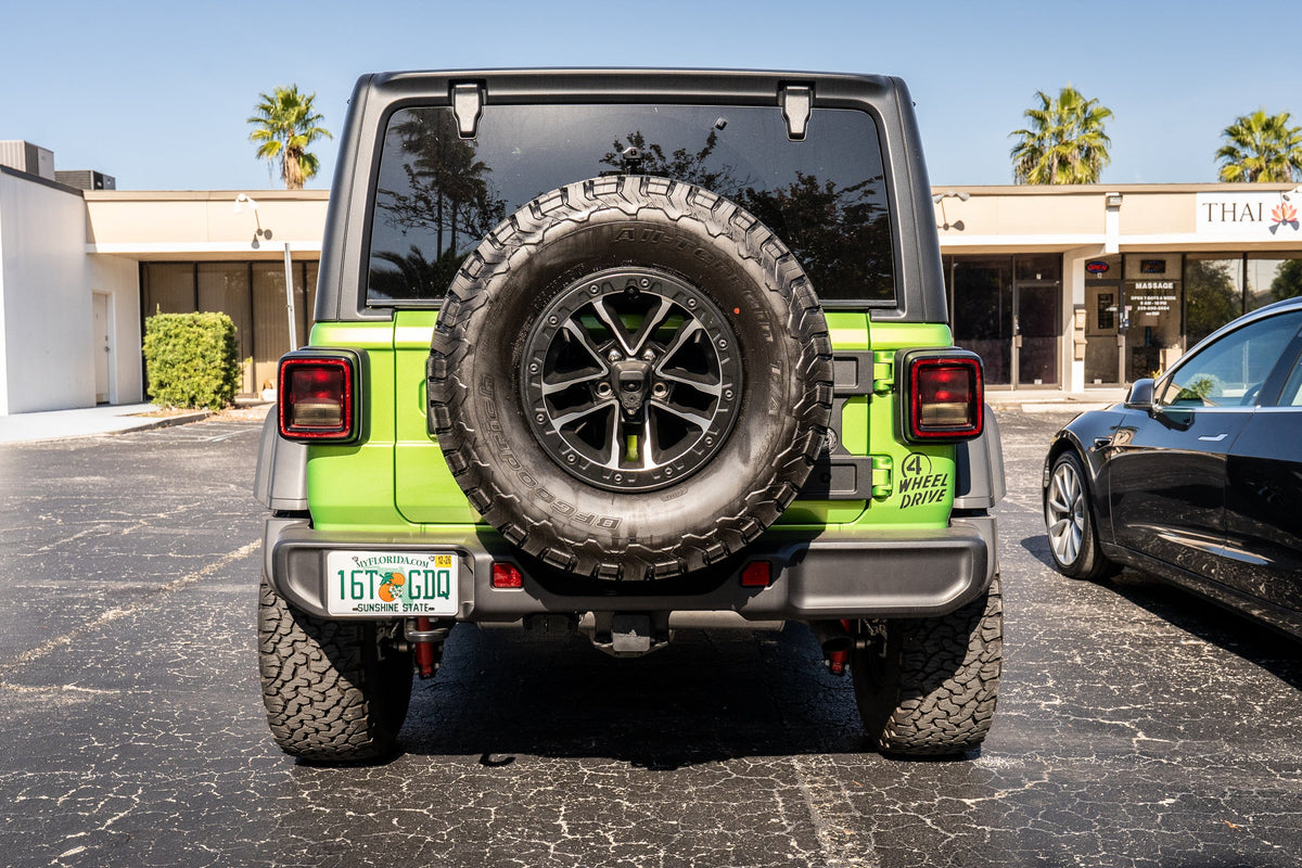 Halogen Tail Light Overlays - 2018+ Wrangler JL