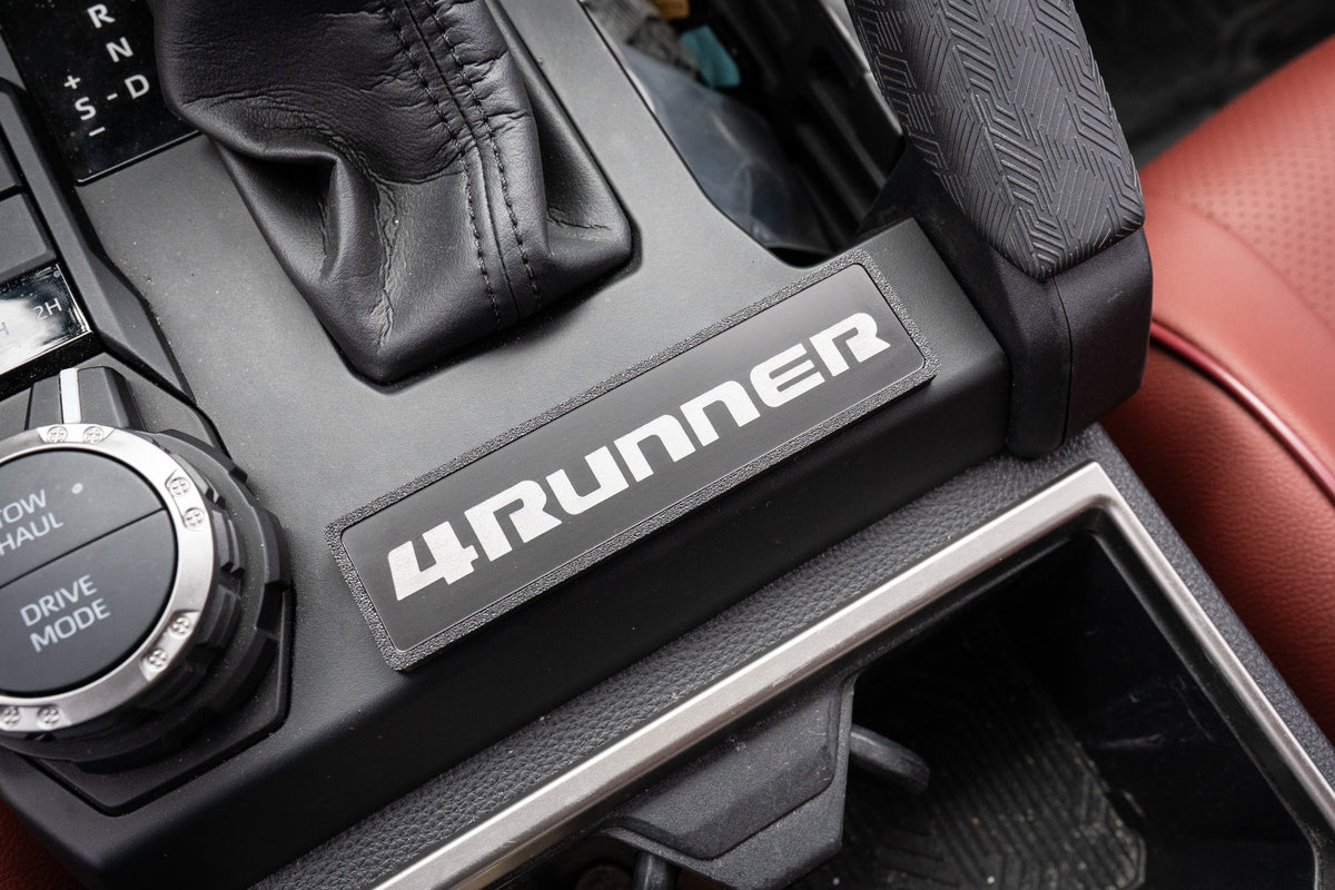 Shifter Trim Blank / Poverty Button Cover Plate - 2024+ Tacoma / 2025+ 4Runner