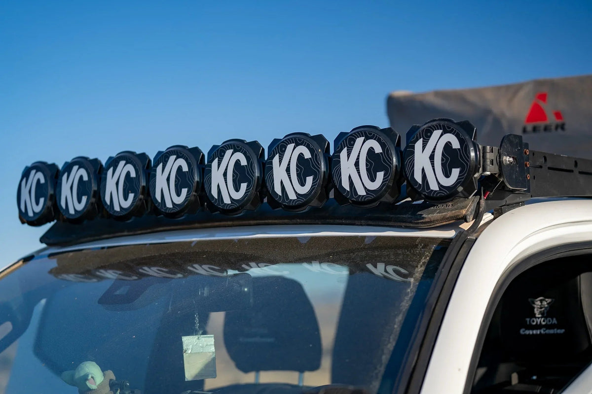 KC HiLITES Pro6 / Titan Gravity Light Cover Topo Overlays (Pair) - Universal