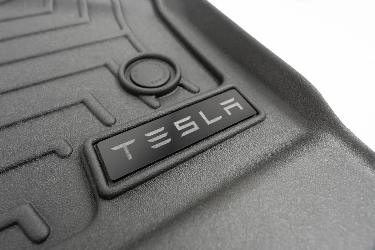 Tesla Logo Emblem for WeatherTech Floor Mats - Model S, X, 3, and Y