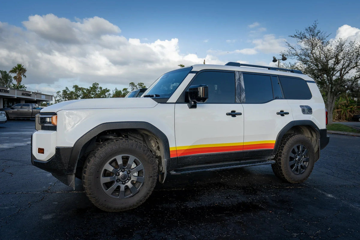 Side Window Blackout Overlays - 2024+ Land Cruiser