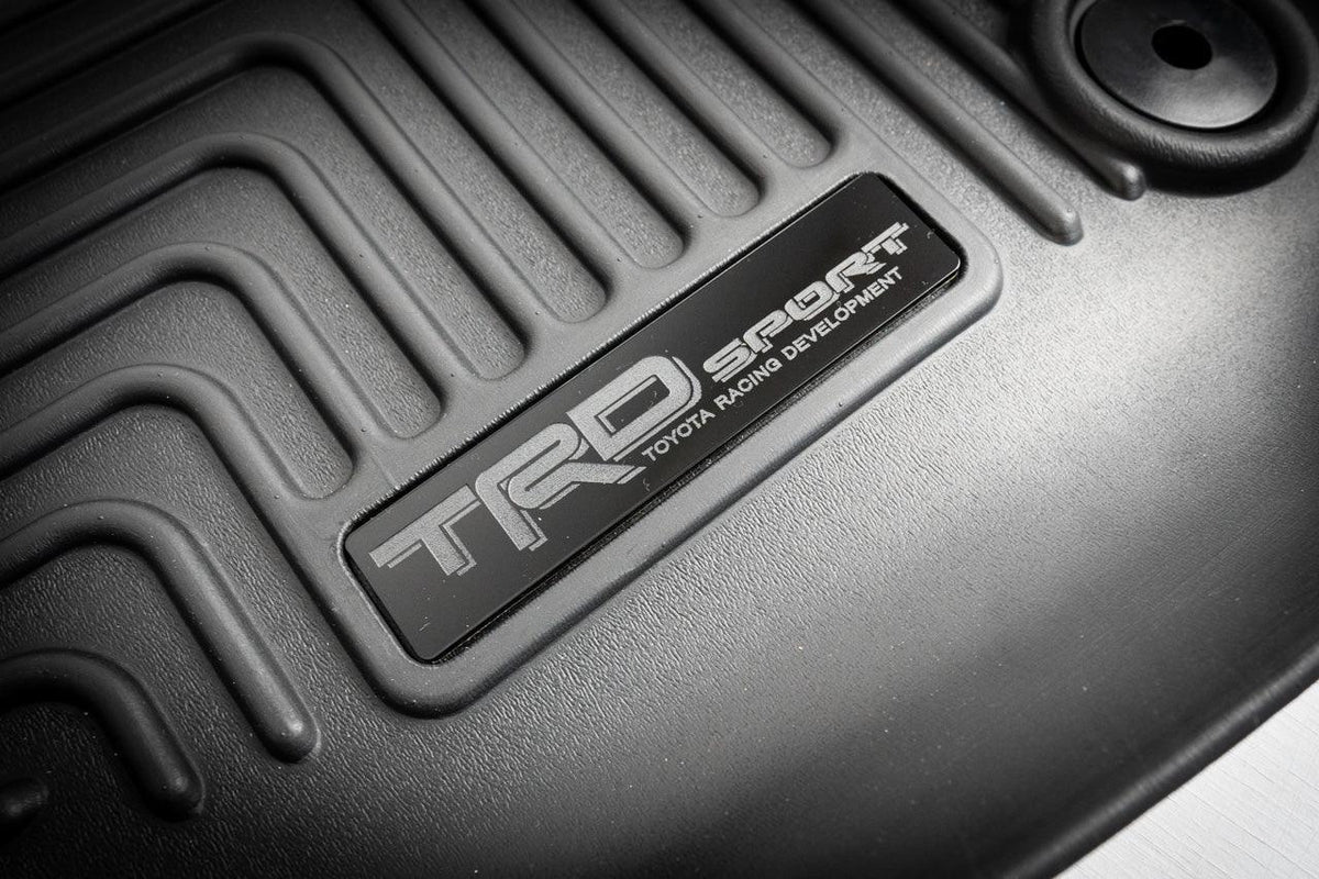 "TRD Sport" Husky Floor Mat Logo (Etched Acrylic) - Universal
