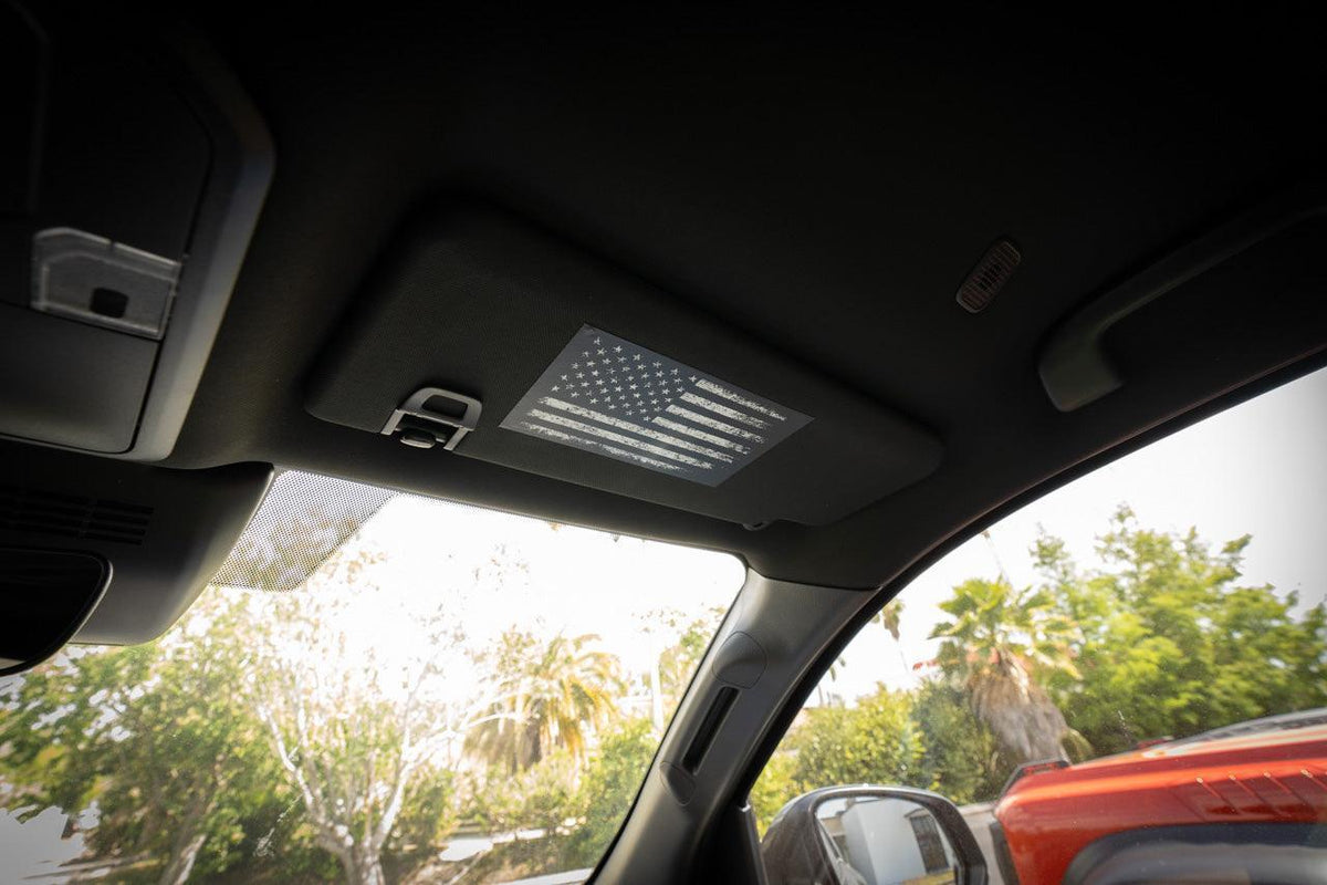 Sun Visor Airbag Label Overlays - 2025+ 4Runner