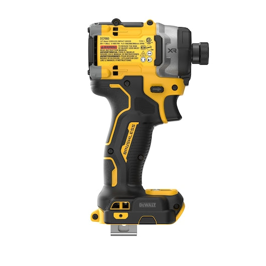 DEWALT DCF860B 20V MAX* XR® Brushless Cordless 3-Speed High Torque 1/4 in. Impact Driver (Tool Only)