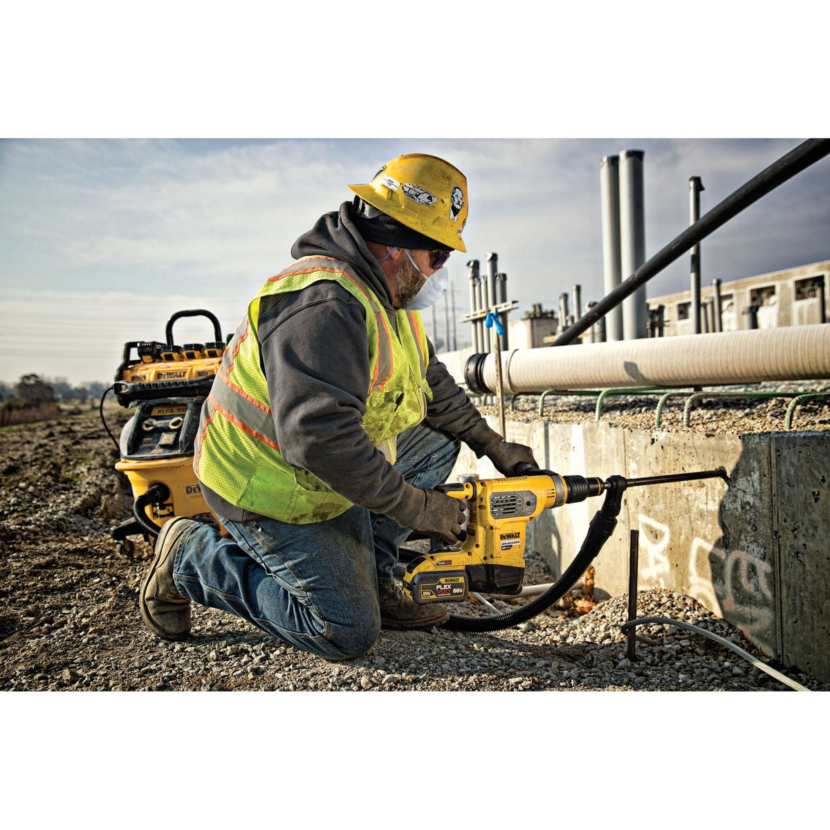 DeWalt DCH481B 60V MAX* XTREME Cordless Brushless 1-9/16 in SDS Max Rotary Hammer Drill - Tool Only
