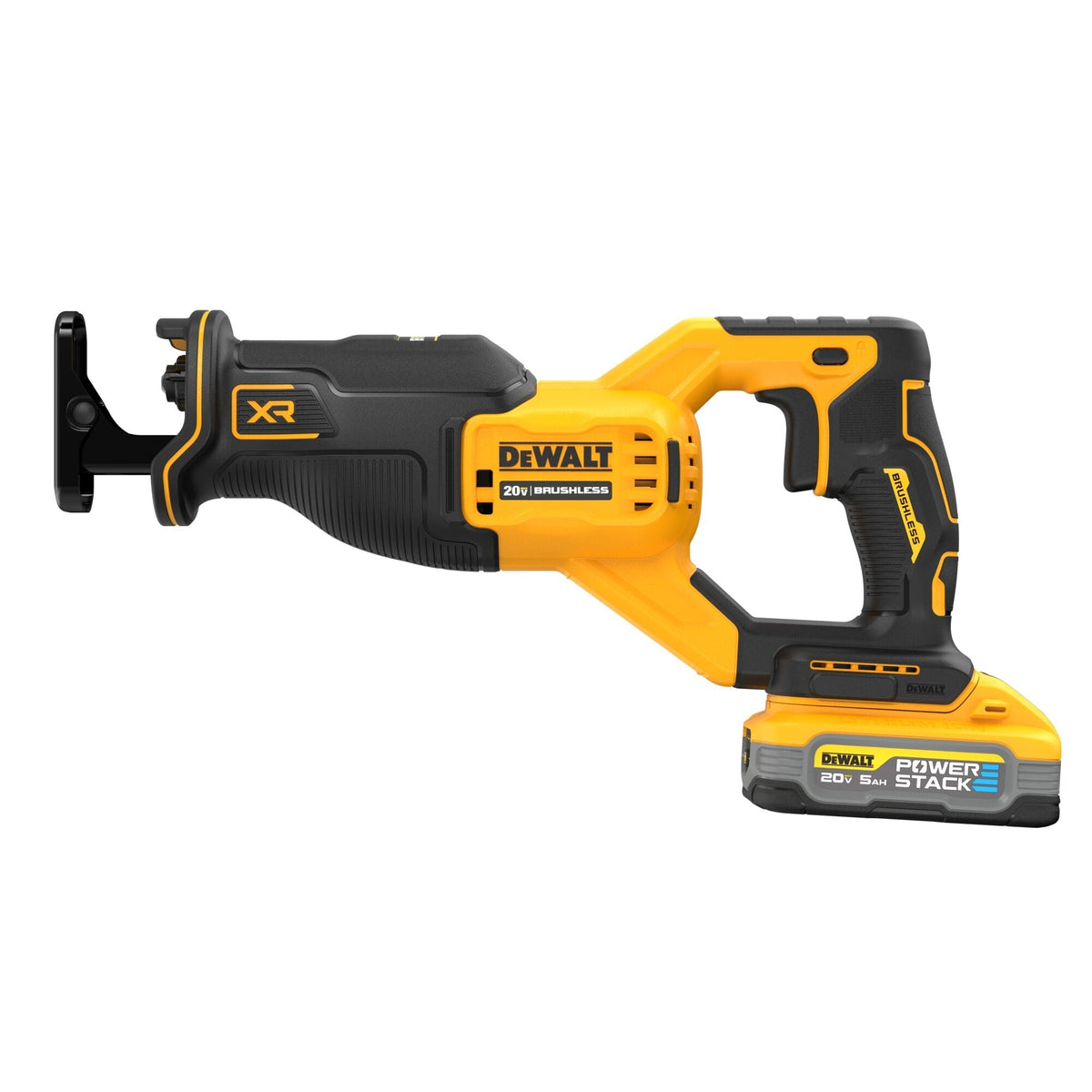DeWalt DCS382H1 20V MAX* XR Brushless Cordless Reciprocating Saw Kit with DEWALT POWERSTACK 5Ah Battery
