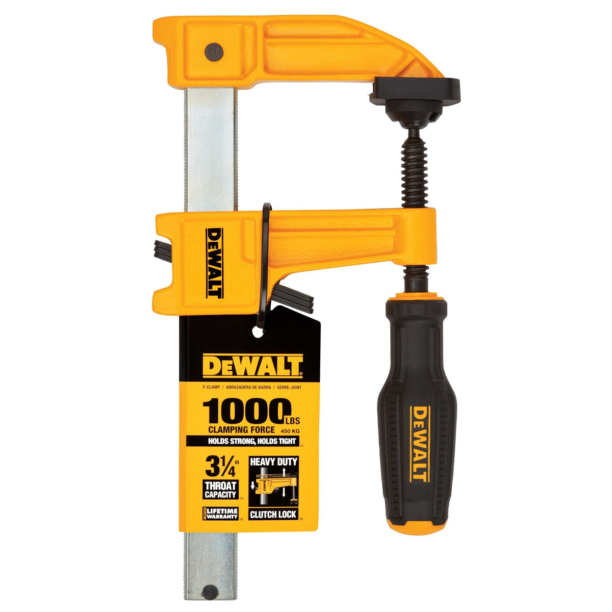 DeWalt DWHT83264 6 in Heavy-Duty Bar Clamp