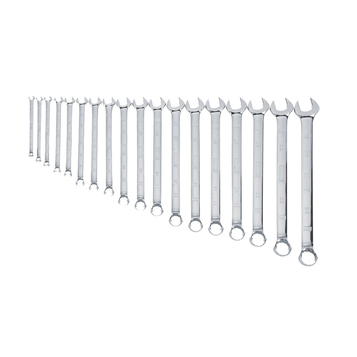 DeWalt DWMT19237 Combination Wrench Set, Mm, 18-Piece (18Pc)