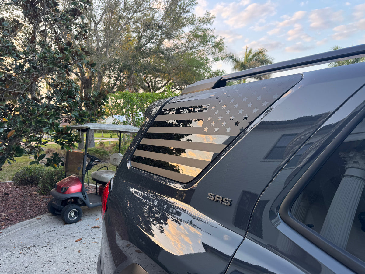 American Flag Rear Window Overlays - 2025+ 4Runner