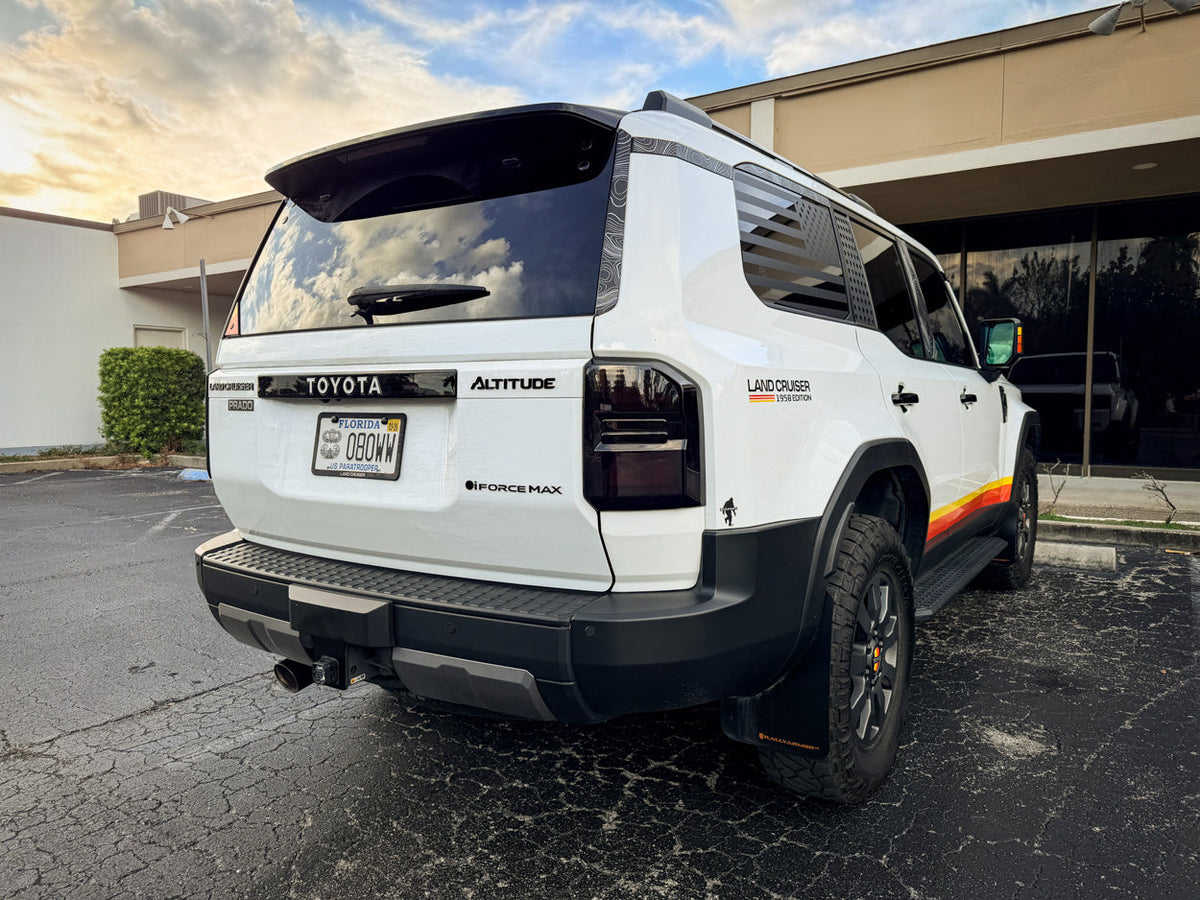Acrylic Hitch Fade Fix Plate - 2024+ Land Cruiser