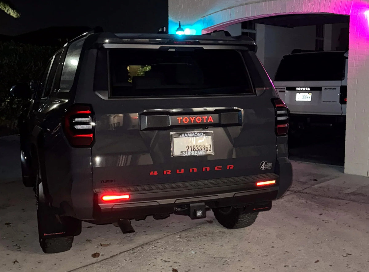 TOYOTA Emergency Reflective Rear Hatch Liftgate Emblem Overlays - 2025+ 4Runner