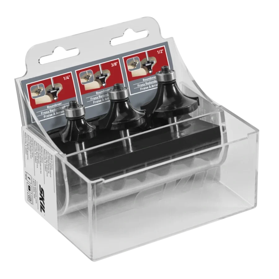 SKIL 91002 3pc Carbide Roundover Set