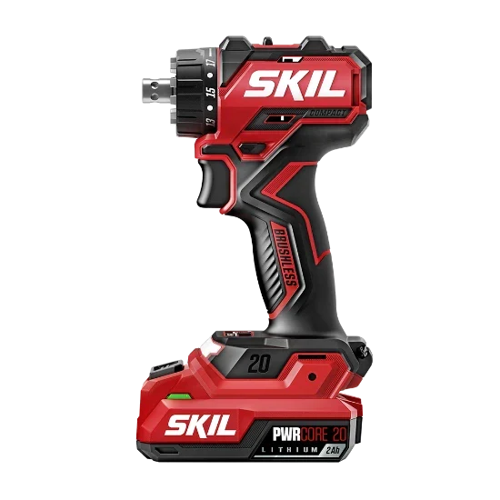 SKIL QD6293B-10 20V Installation Drill Kit with 4 Attachments, 20V 2.0Ah USB-C Battery and 45W PD Charger