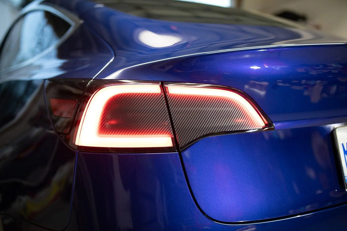 Aftermarket Taillight Overlays - 2017-2023 Tesla Model 3 / Model Y