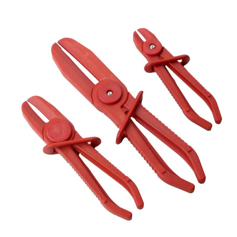 3Pcs Auto Oil Line Clamp Tool Set Plastic Fuel Hose Cutting Pliers Oil Pipe Sealing Pliers Automotive Repair Hand Tools