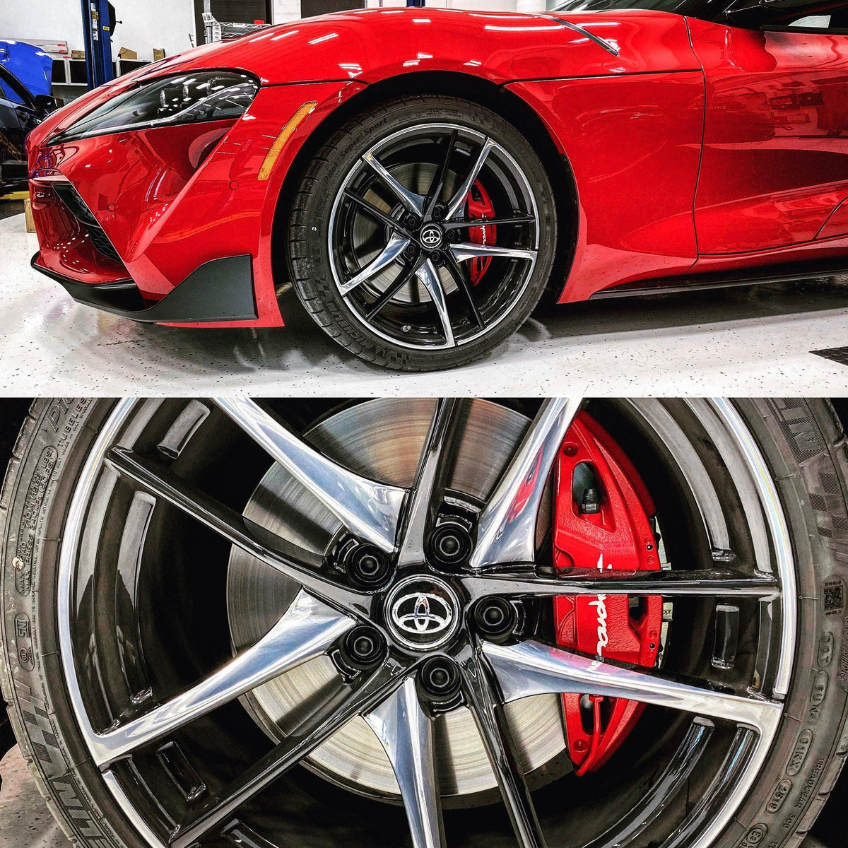 Brake Caliper Stickers (High Temp) - 2020+ Supra