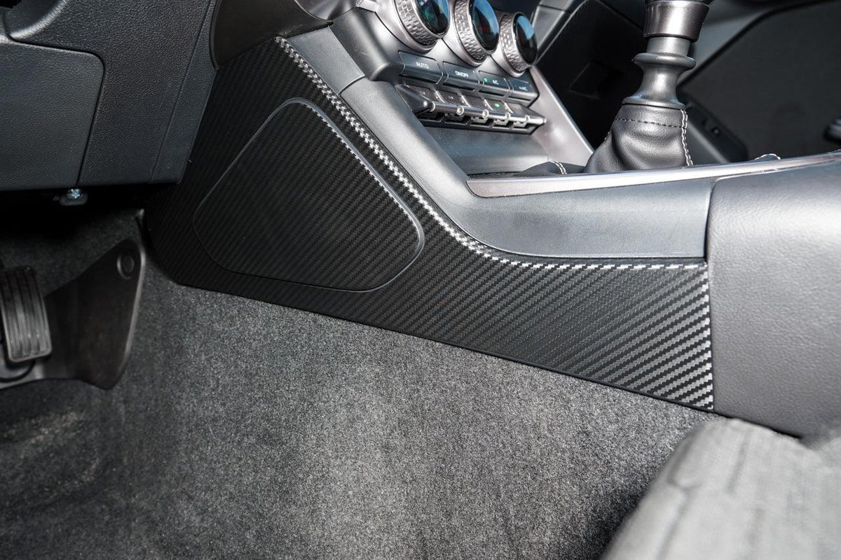Center Console Side Trim Protector 3D Carbon Overlays - 2022 BRZ / GR86