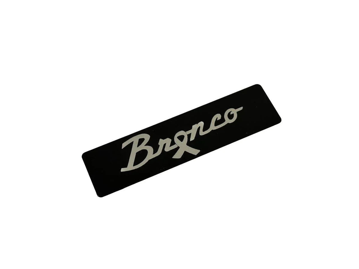 Custom Weathertech Floor Mat Logo (Etched Metal) - Universal