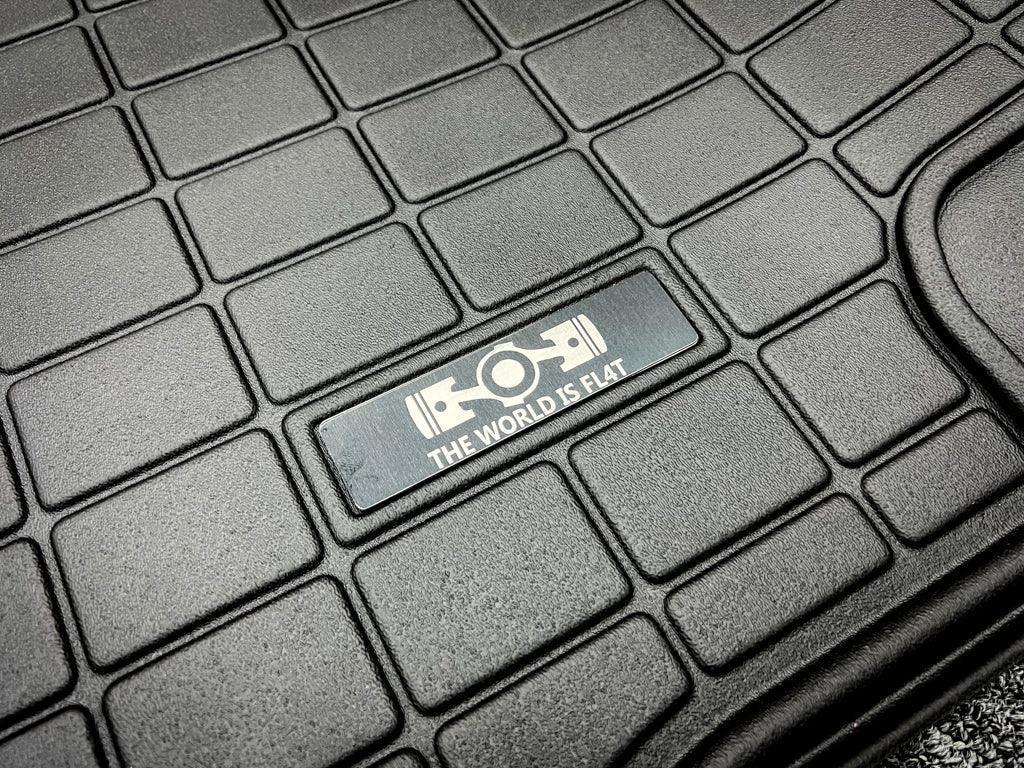 Custom Weathertech Floor Mat Logo (Etched Metal) - Universal
