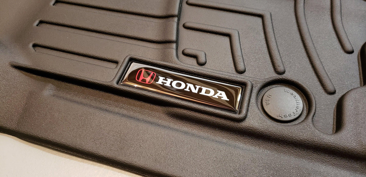 Domed Honda Emblem Inserts for Weathertech Floor Mats (Single)