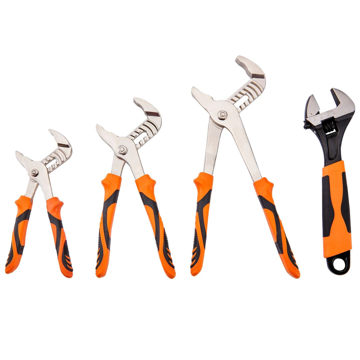 8-Piece Pliers Set High Carbon Steel 12"/10"/8" Pliers and Tool Bag