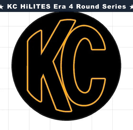 KC HiLITES Era 4 ROUND Series Light Cover Overlays - Universal