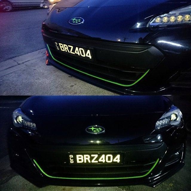 Front Bumper STI TS Style Pinstripe - 2013-2021 BRZ