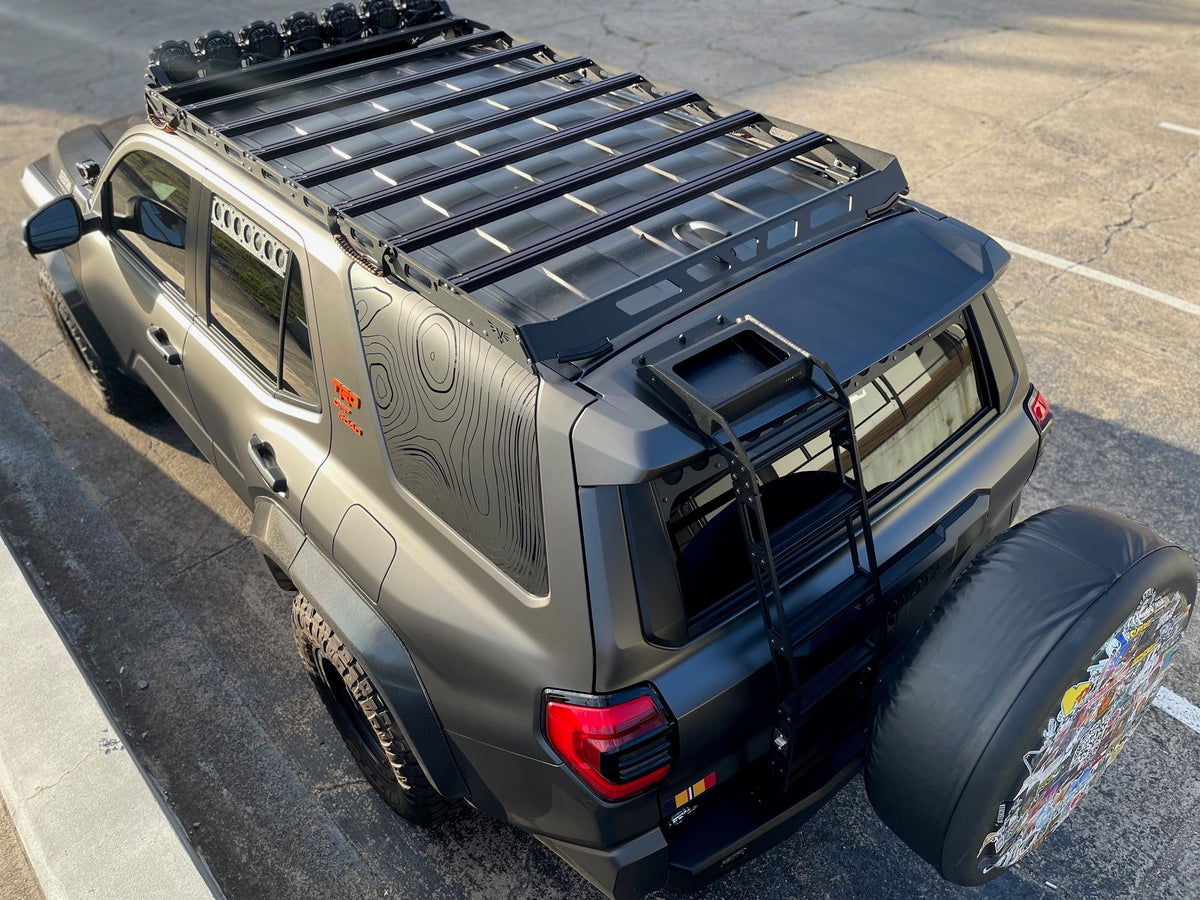 Topographic Rear Window Overlay V2 - 2025+ 4Runner