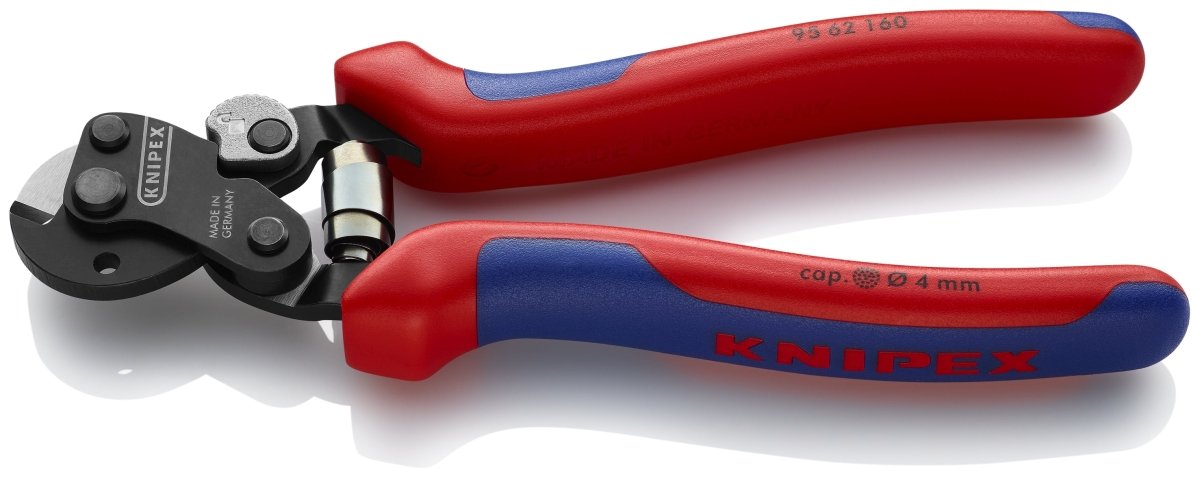 Knipex High Strength Wire Rope Cutters 6 1/4" 95 62 160