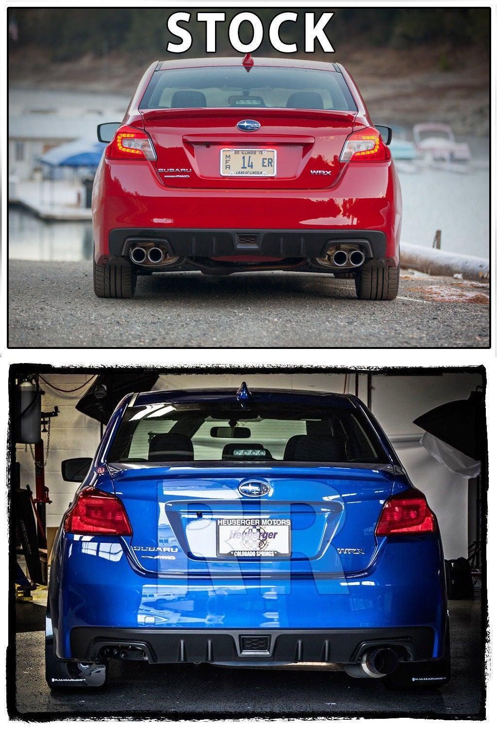 Smoked Tail Light Overlays (Dark, Light, Red, or Yellow) for 2015-2020 Subaru WRX / STI