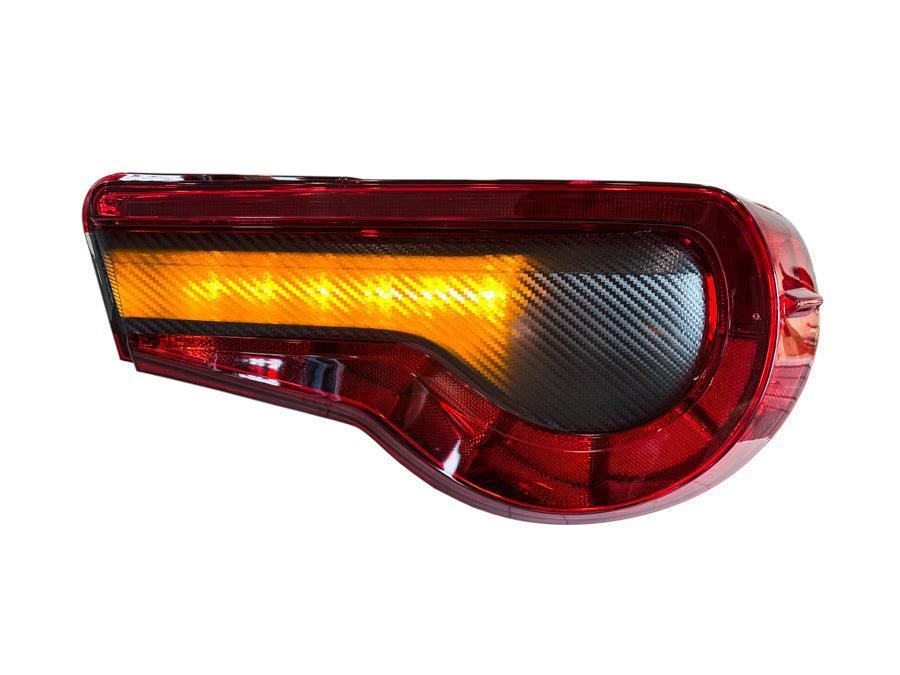 Special Edition Dark Smoke Carbon Fiber Tail Light Overlays - 2017-2021 Toyota 86 / Subaru BRZ