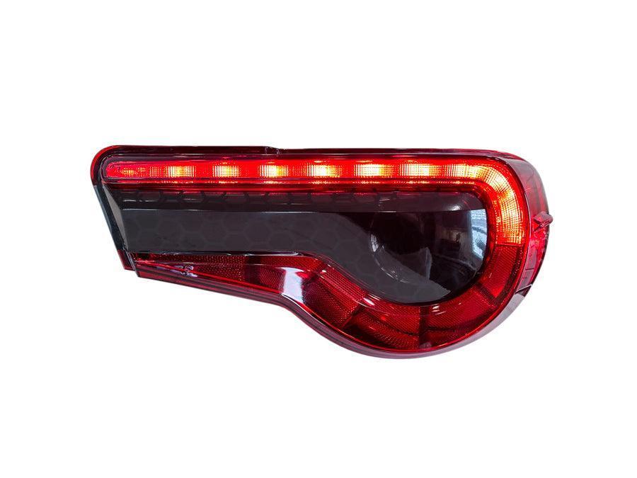 Special Edition Dark Smoke Honeycomb Tail Light Overlays - 2017-2021 Toyota 86 / Subaru BRZ