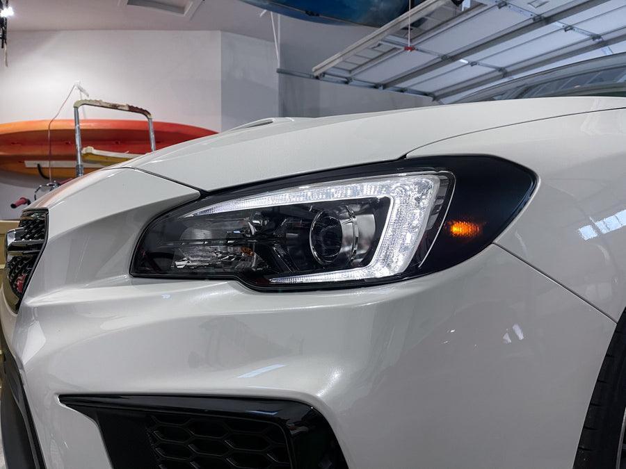 Special Edition Dark Smoke Stealth Headlight Overlays - 2015-2020 WRX / STI