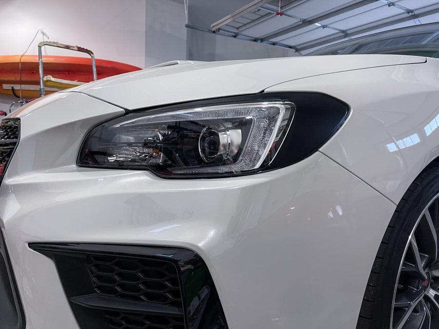 Special Edition Dark Smoke Stealth Headlight Overlays - 2015-2020 WRX / STI