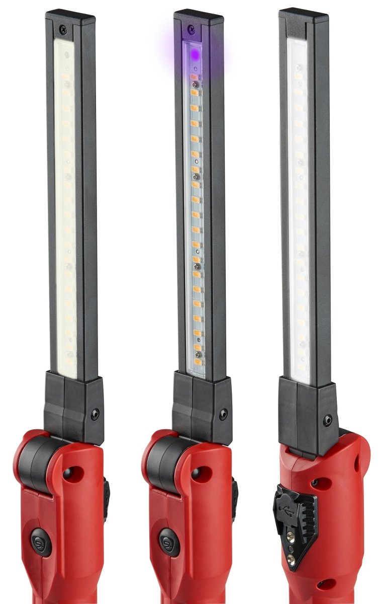 Streamlight Stinger Switchblade® LED USB Rechargeable Bar Flashlight Red 76800