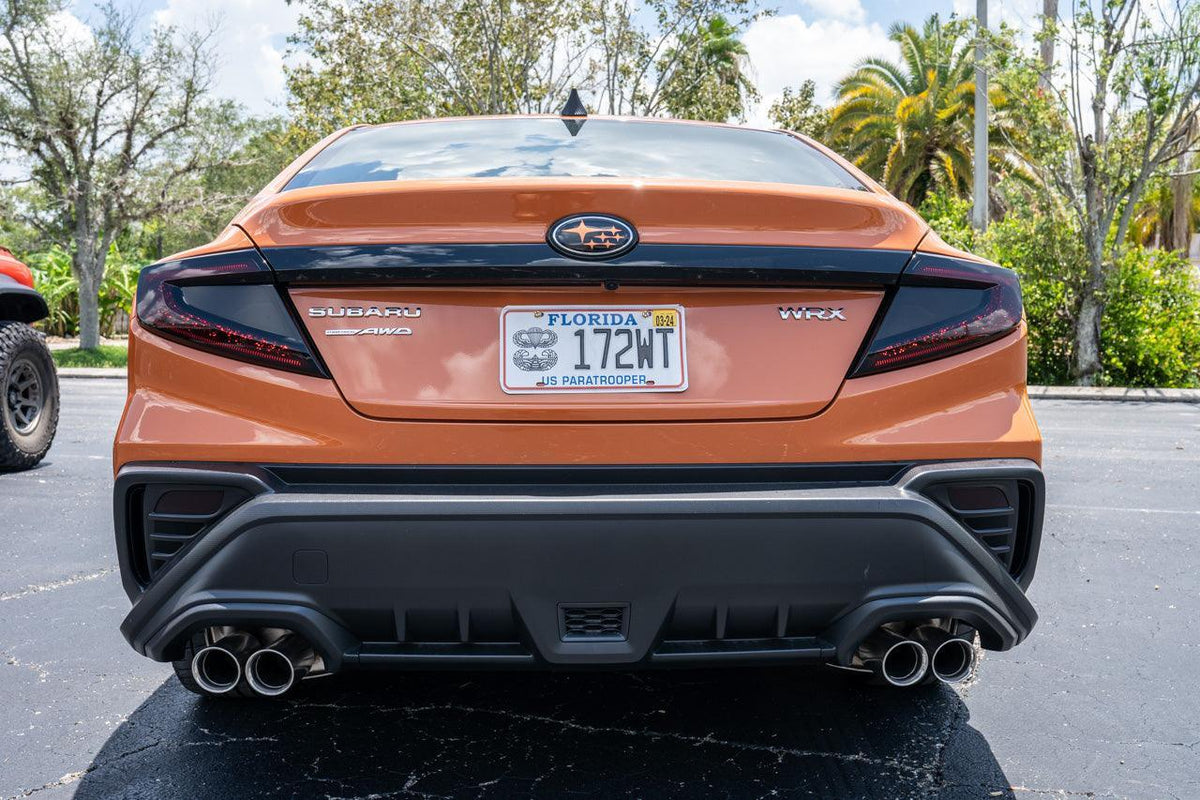 Version 1.0 Full OUTER Tail Light Overlays fits 2022+ WRX