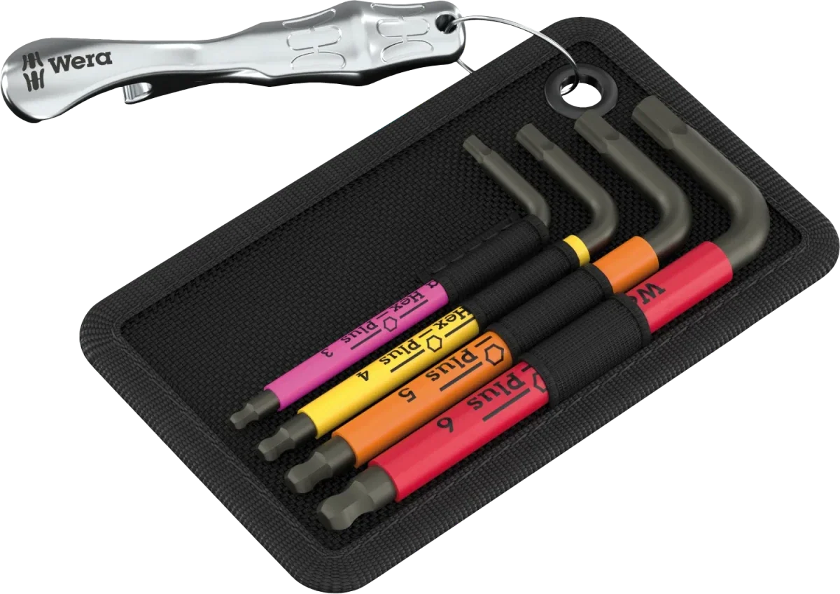 Wera 05135825001 Christmas 2026 Hex-Plus L-Key Tool Card Set & Bottle Opener